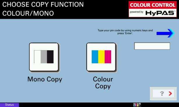 Permettere solo a pochi di stampare a colori? Si può….